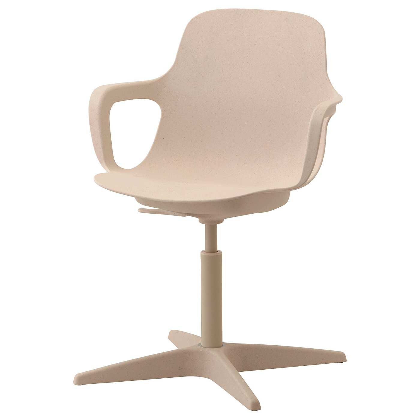 Beige Swivel Chair, Swivel chair, white/beige